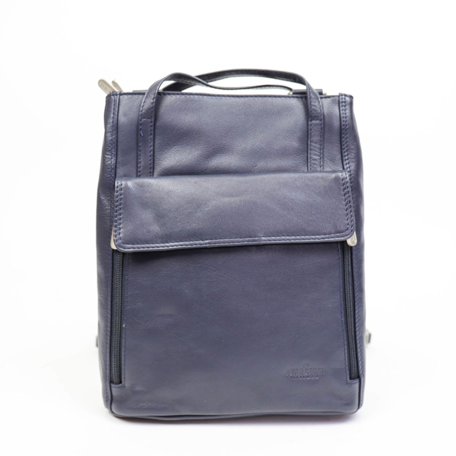 Bear Design Middelmaat Rugzakken | Rugzak/Schoudertas 'Didi' B 6666 Donkerblauw