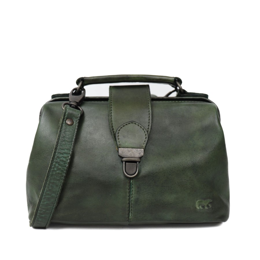 Bear Design Kleine Handtassen | Mini Dokterstasje 'Julia' M Groen