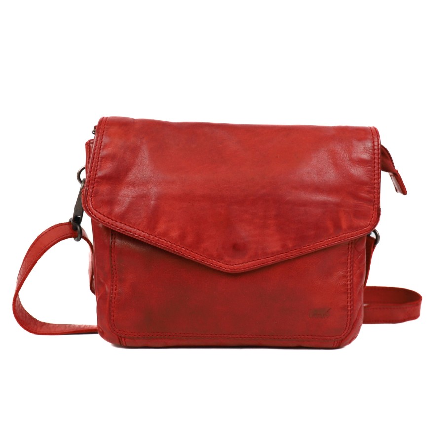 Bear Design Kleine Schoudertassen | Enveloptas 'Femke' Rood