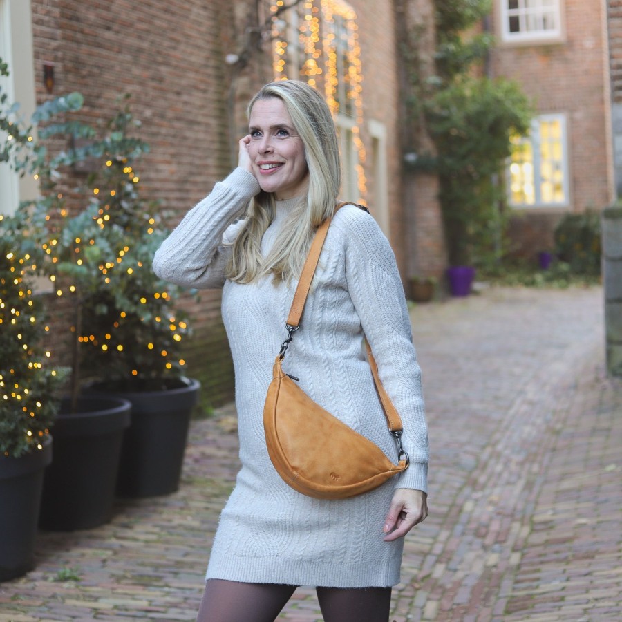 Bear Design Heuptassen | Crossbody Tasje 'Toon' Geel
