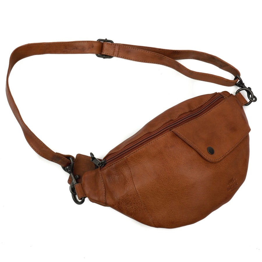 Bear Design Heuptassen | Heuptas 'Matt' Cognac