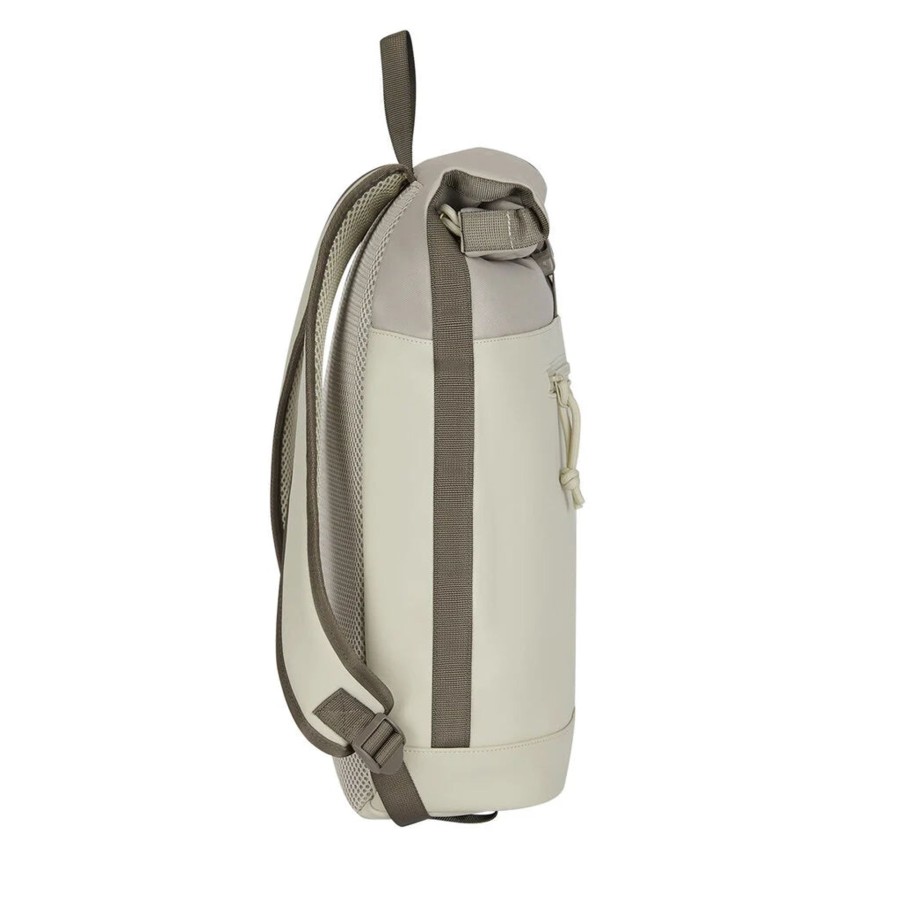New Rebels Laptoptassen T/M 15,6 Inch | Waterafstotende Rugzak 'Mart' 16L Beige/Beige