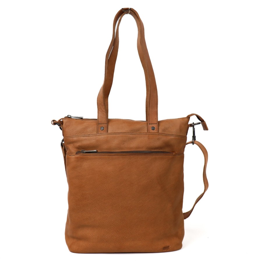 Bear Design Grote Shoppers | Hand-/Schoudertas 'Loesie' Taupe