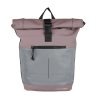 New Rebels Laptoptassen T/M 15,6 Inch | Waterafstotende Rugzak 'Mart' 16L Paars/Reflectief
