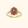 Josephina Jewelry Ringen | Vintage Garnetflower Ring