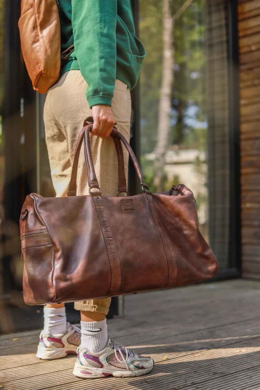 Bear Design Autovakantie | Weekendtas 'Ruben' Cl 35327 Donkerbruin