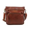 Bear Design Middelmaat Schoudertassen | Schoudertas 'Stephanie' L Cognac