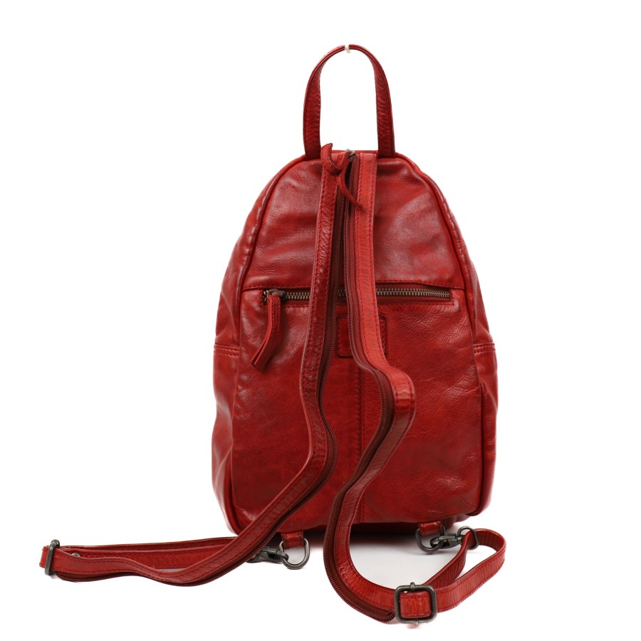 Bear Design Middelmaat Rugzakken | Rugzakje 'Joy' Cl 36413 Rood