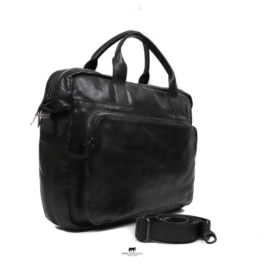 Bear Design Laptoptassen T/M 17,3 Inch | Laptoptas 'Dani' Cl 36824 Zwart