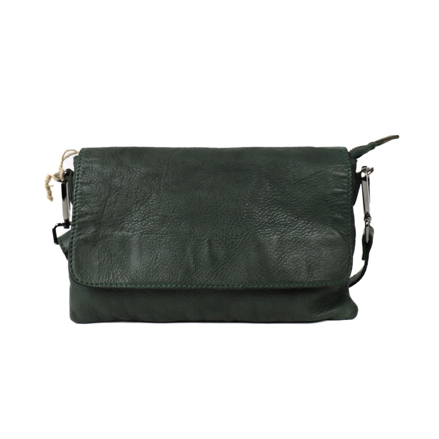 Bear Design Crossbody Tassen | Enveloptasje 'Ineke' Groen