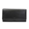 Bear Design Middelmaat Portemonnees | Damesportemonnee Overslag 'Noor' Zwart Rfid Zwart (Fr)