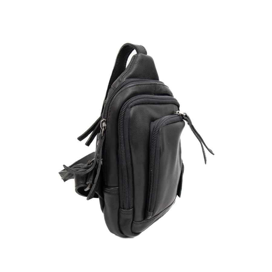 Bear Design Crossbody Tassen | Crossbody Tasje 'Katinka' Zwart
