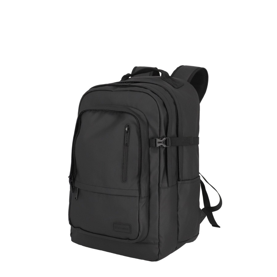 Travelite Laptoptassen T/M 15,6 Inch | Laptop Rugzak 'Basics' Zwart