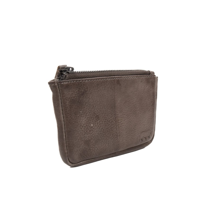 Bear Design Sleuteletuis & Klein Lederwaren | Sleuteletui 'Lyla' Cp 7616 Slate