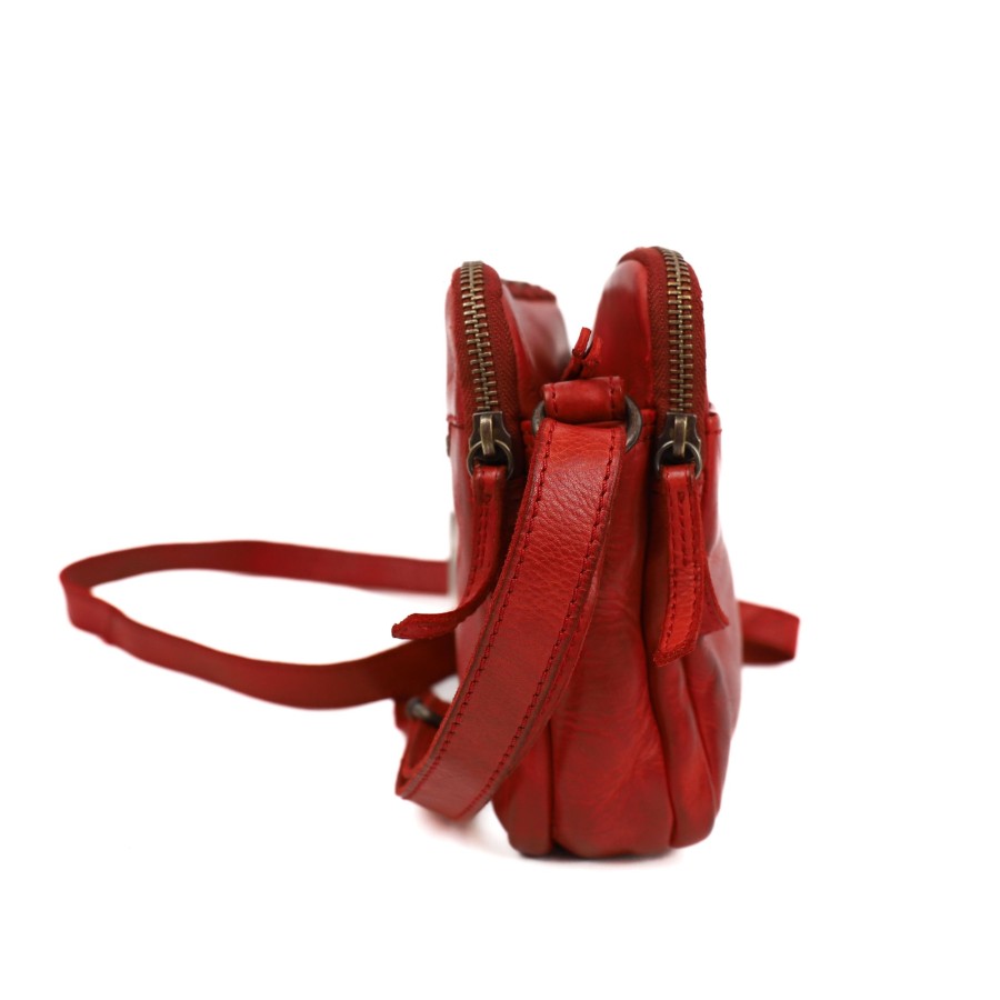 Bear Design Crossbody Tassen | Schoudertasje 'Vieve' Rood