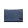 Bear Design Middelmaat Portemonnees | Overslag Portemonnee 'Sweety' Elemental Blue