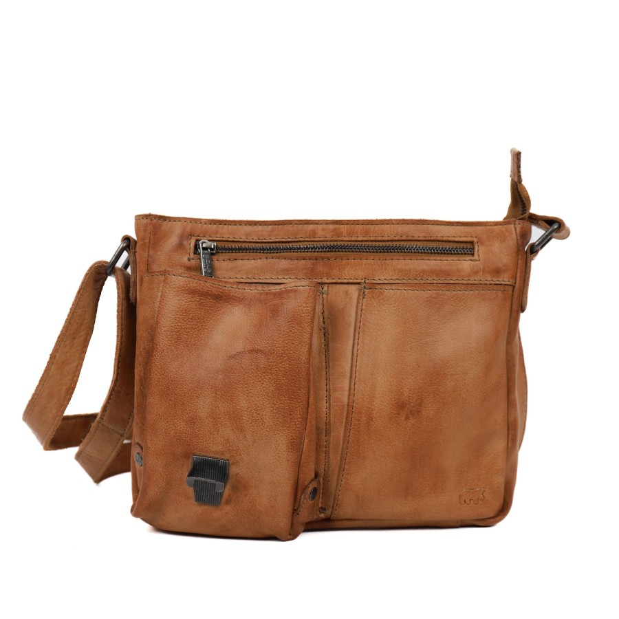 Bear Design Middelmaat Schoudertassen | Schoudertas 'Lauro' Taupe