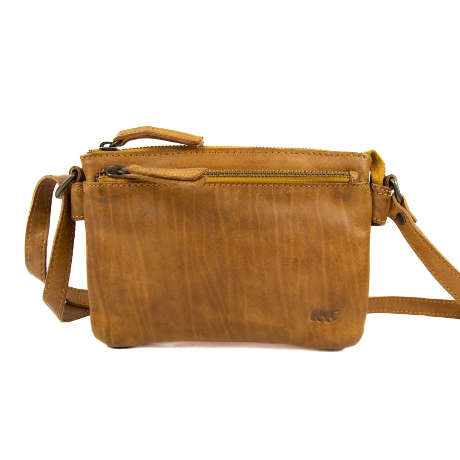 Bear Design Crossbody Tassen | Schoudertasje 'Maithe' Cl 41703 Geel