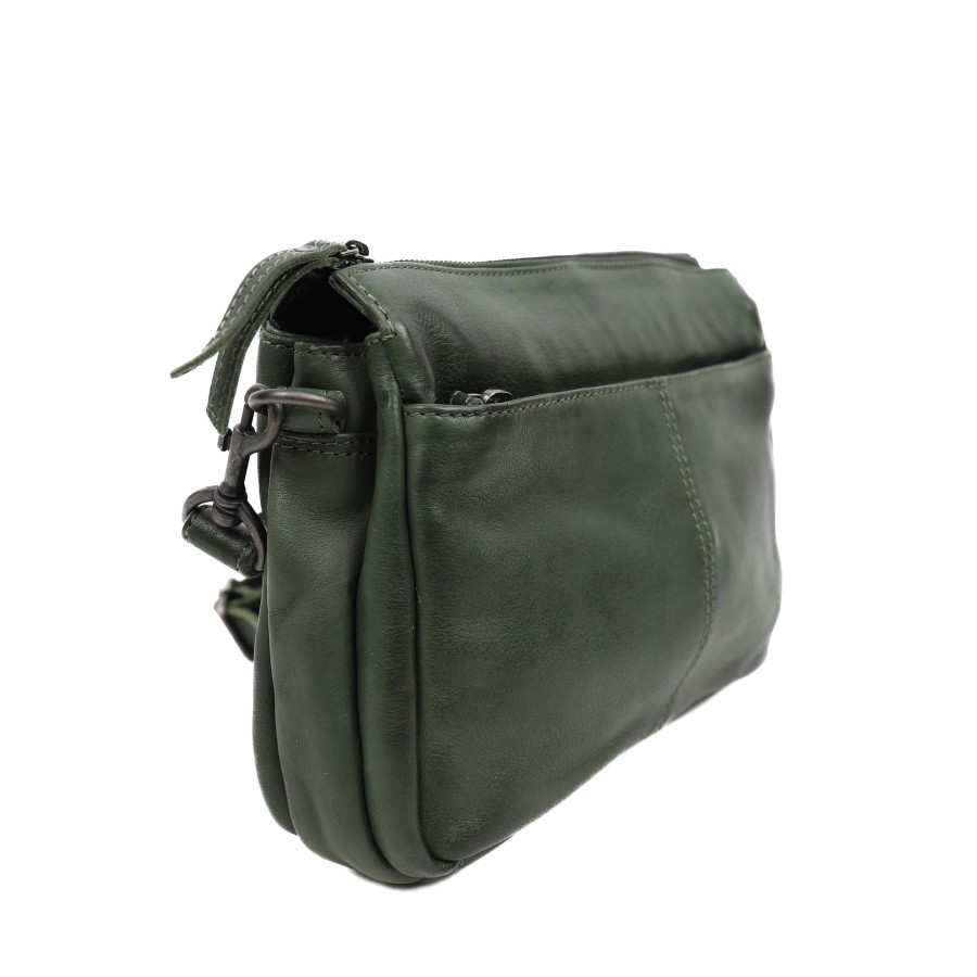 Bear Design Middelmaat Schoudertassen | Schoudertas 'Natascha' Cp 1743 Groen