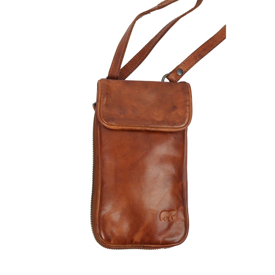 Bear Design Telefoontasjes | Telefoontasje 'Elske' Cl 41579 Cognac