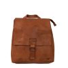 Bear Design Middelmaat Rugzakken | Rugzak/Schoudertas 'Jesse' Cognac