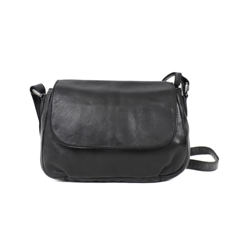 Bear Design Crossbody Tassen | Schoudertasje 'Lauren' Zwart