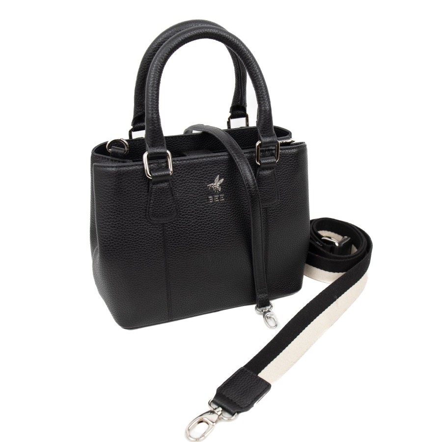 BEE Kleine Handtassen | Hand-/Schoudertasje 'Kate' Black