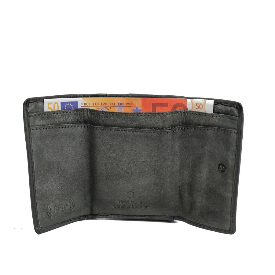 Bear Design Sleuteletuis & Klein Lederwaren | Portemonneetje 'Jolie' Cl 14618 Ultimate Grey