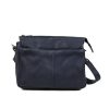 Bear Design Middelmaat Schoudertassen | Schoudertas 'Natascha' Blauw Donkerblauw