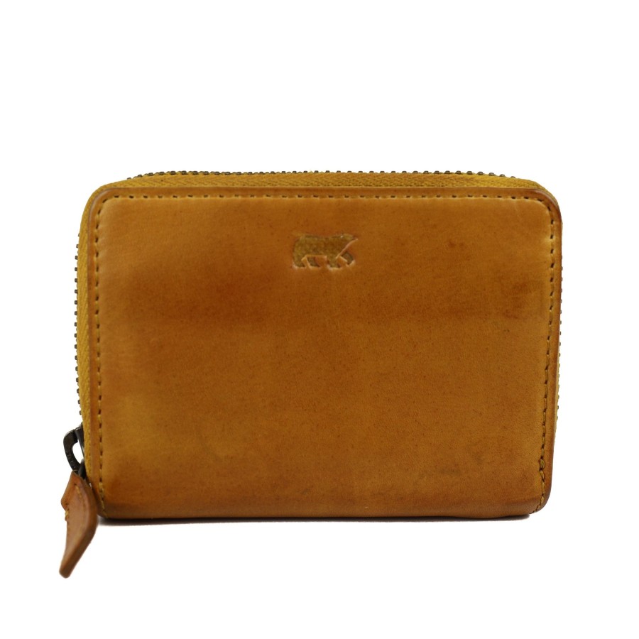 Bear Design Pasjeshouders | Pasjeshouder 'Rudie' Cl 19408 Geel