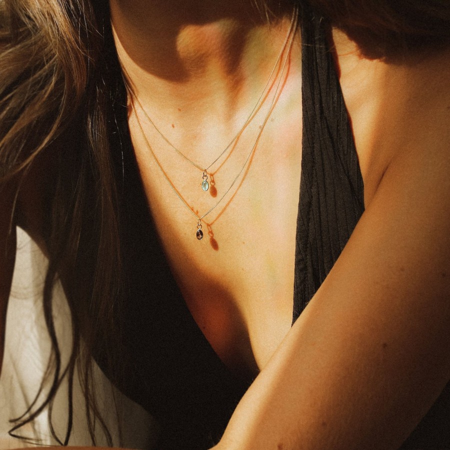 Josephina Jewelry Kettingen | Smoky Hanger | 14K Goud