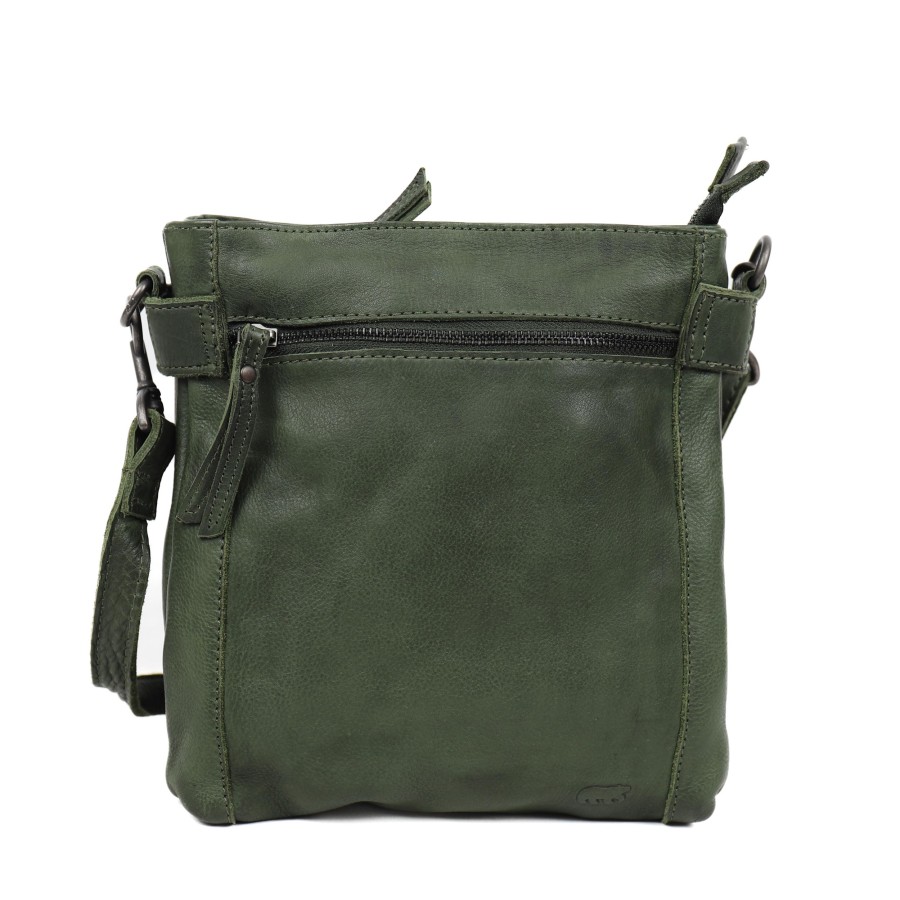 Bear Design Middelmaat Schoudertassen | Schoudertasje 'Teppie' Cp 2220 Groen