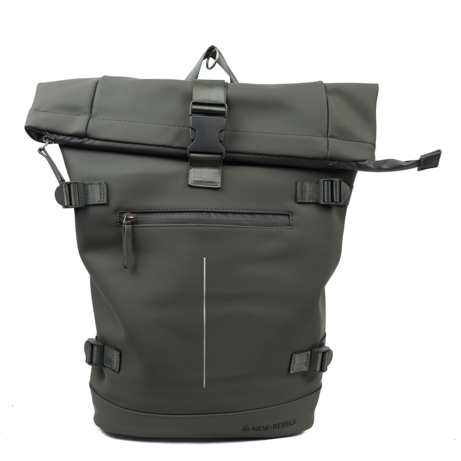 New Rebels Laptoptassen T/M 15,6 Inch | Rugzak 'William' 17L Antraciet
