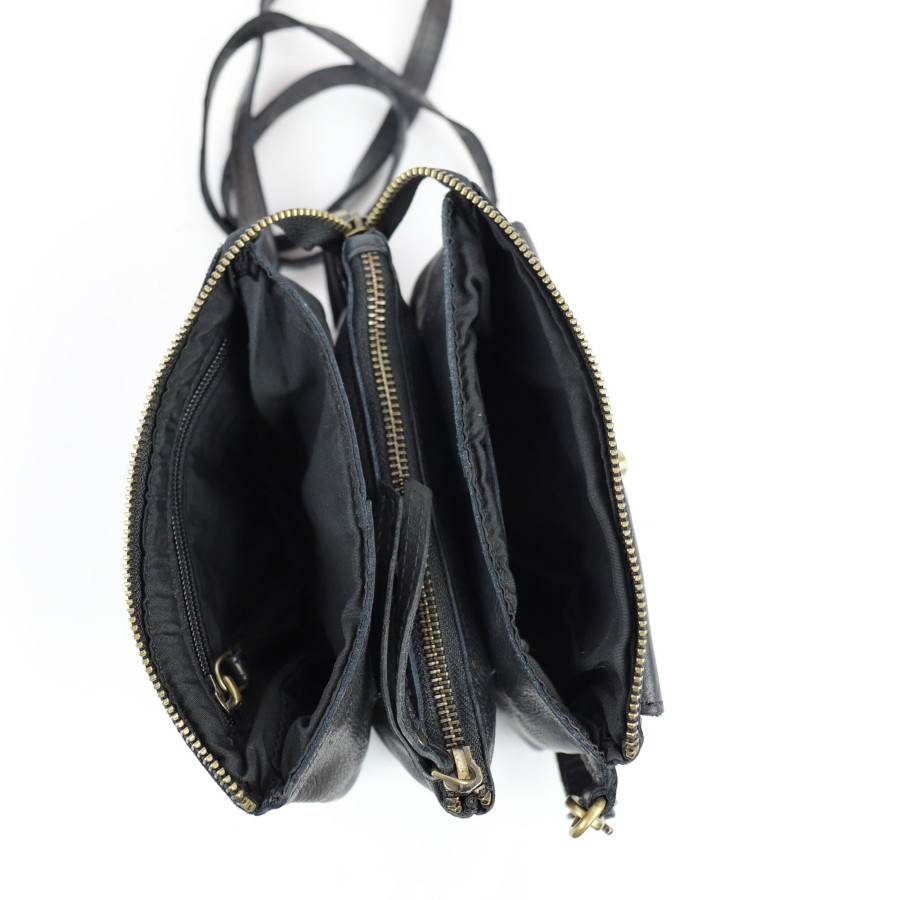 Bear Design Crossbody Tassen | Schoudertasje 'Lara' Mj 1715 Zwart