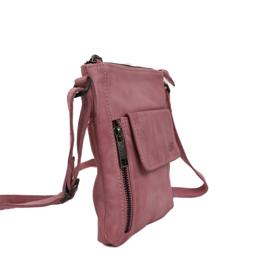 Bear Design Telefoontasjes | Schoudertasje 'Davide' Pink