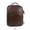 Bear Design Laptoptassen T/M 17,3 Inch | Rugzak 'Ties' Cl 40848 Donkerbruin