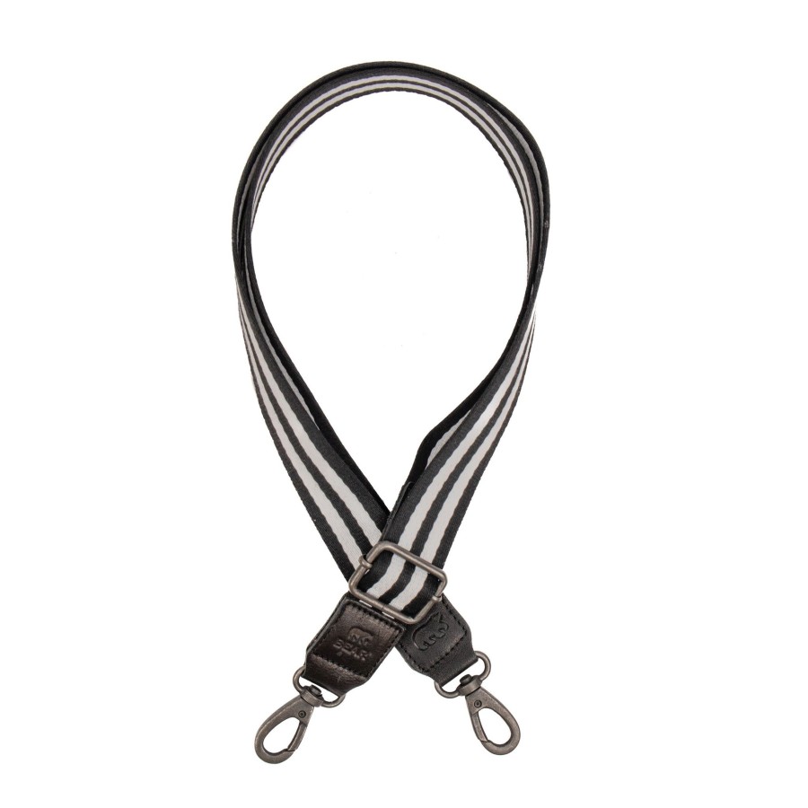 Bear Design Bag Straps | Bag Strap 'Puck' Zwart/Wit