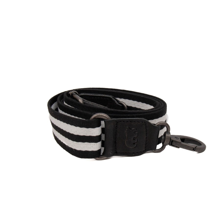 Bear Design Bag Straps | Bag Strap 'Puck' Zwart/Wit
