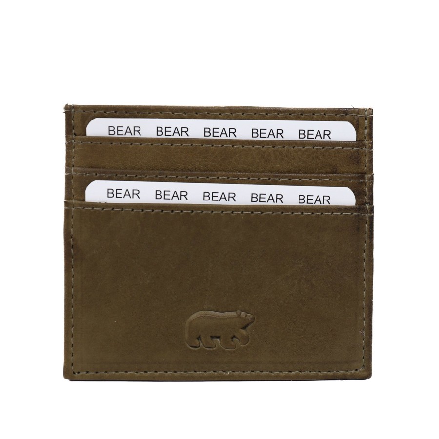 Bear Design Kleine Portemonnees | Pasjeshouder 'Maikel' Cp 5053 Groen