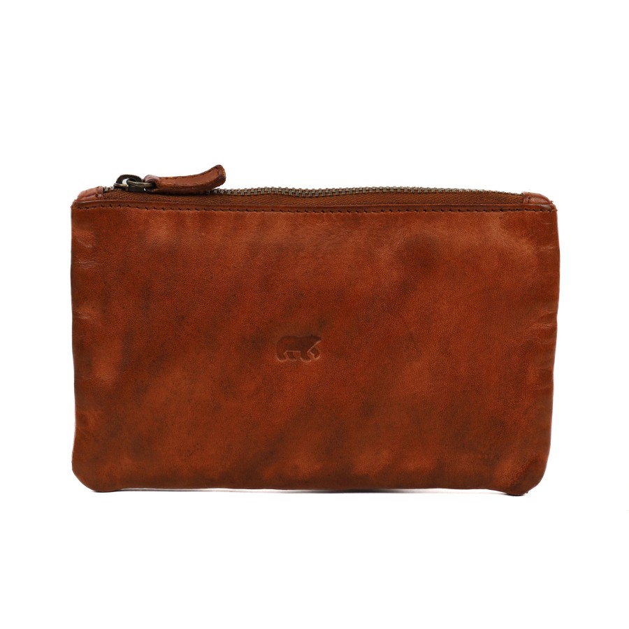 Bear Design Sleuteletuis & Klein Lederwaren | Etui 'Nova' Cognac