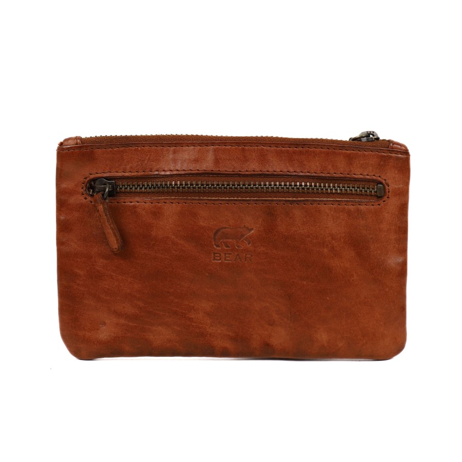 Bear Design Sleuteletuis & Klein Lederwaren | Etui 'Nova' Cognac