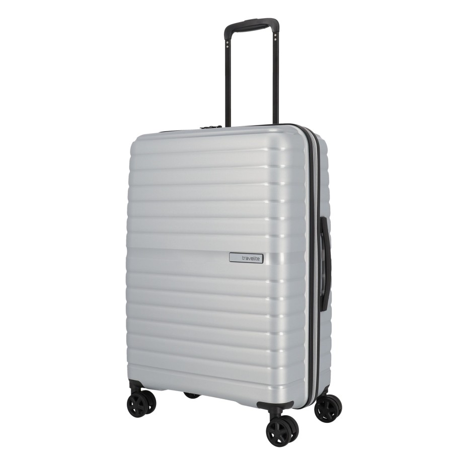 Travelite Harde Koffers | Trient Trolley M Silver