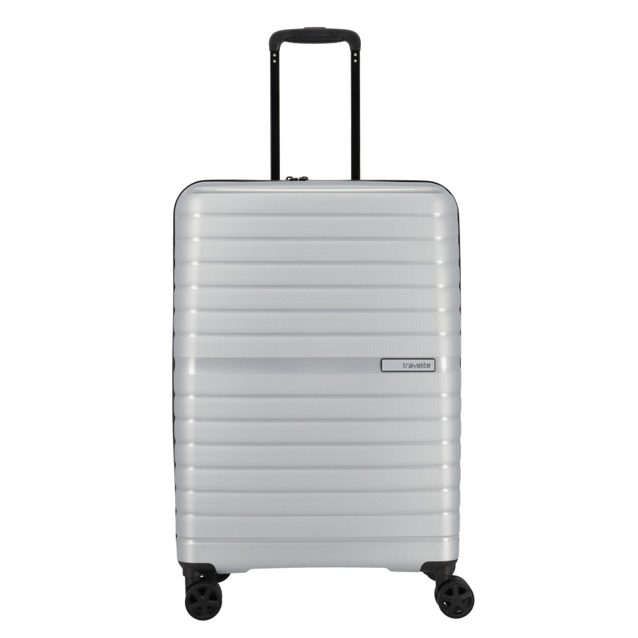 Travelite Harde Koffers | Trient Trolley M Silver