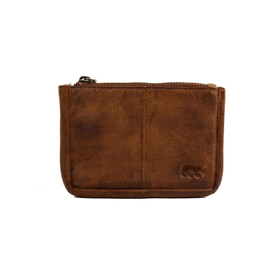 Bear Design Sleuteletuis & Klein Lederwaren | Sleuteletui 'Lyla' Cp 7616 Cognac
