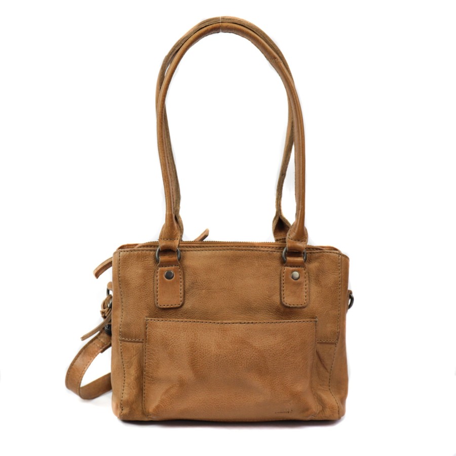 Bear Design Kleine Handtassen | Hand-/Schoudertasje 'Rita' Taupe