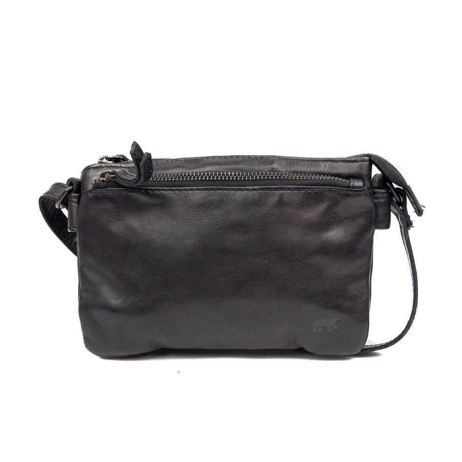 Bear Design Crossbody Tassen | Schoudertasje 'Maithe' Cl 41703 Zwart