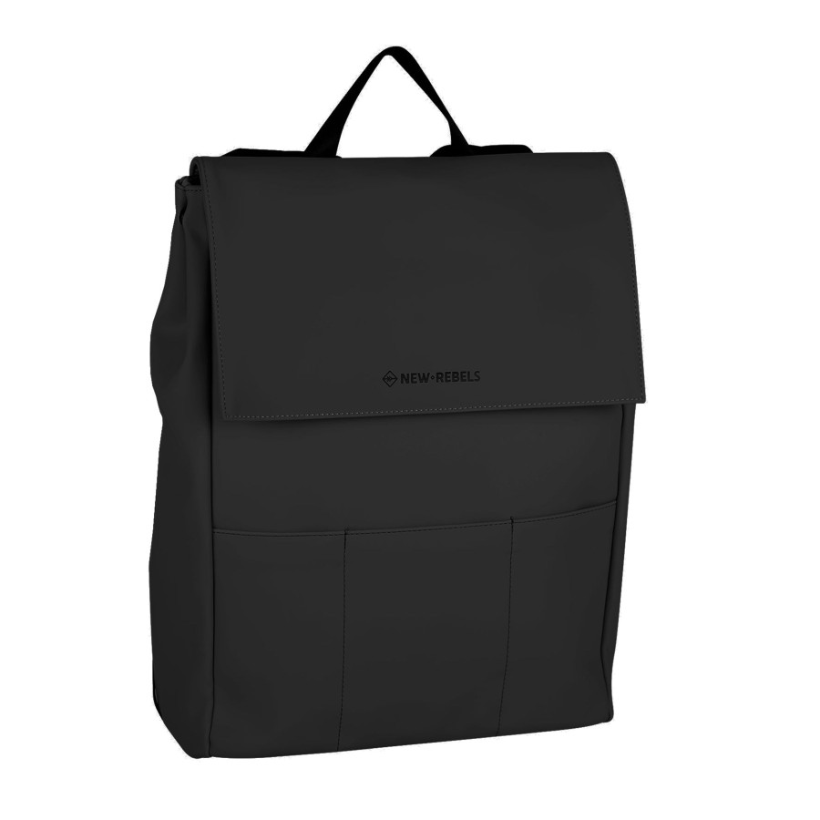 New Rebels Laptoptassen T/M 15,6 Inch | Rugzak 'Lincoln' 17L Black