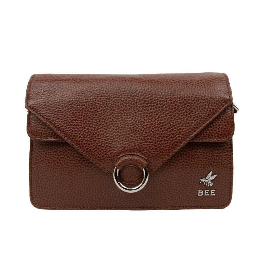 BEE Crossbody Tassen | Schoudertasje 'Macy' Tipping Tan