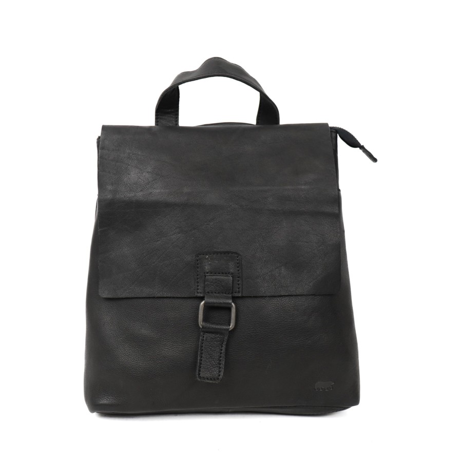 Bear Design Middelmaat Rugzakken | Rugzak/Schoudertas 'Jesse' Zwart