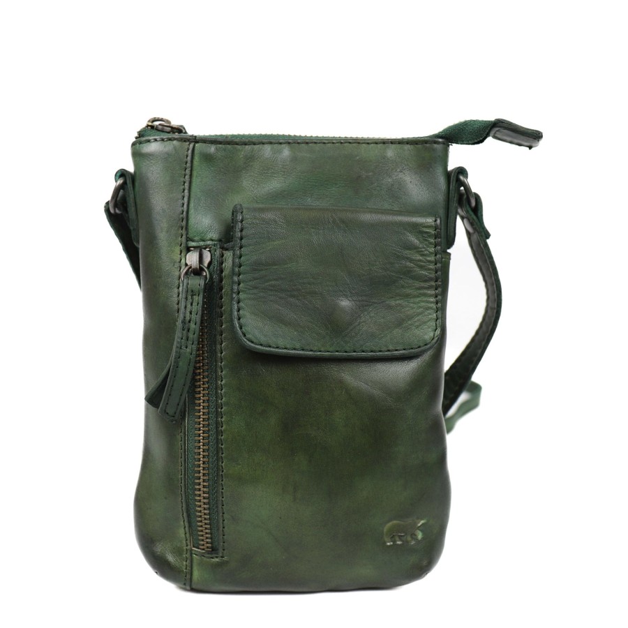 Bear Design Telefoontasjes | Schoudertasje 'Senna' Cl 42240 Groen
